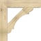 Ekena Millwork Olympic Block Rough Sawn Bracket w/ Offset Brace, Douglas Fir, 8"W x 34"D x 34"H BKT0806X34X34OLY05RDF - alternate 4